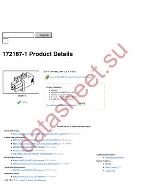 172167-1 datasheet  